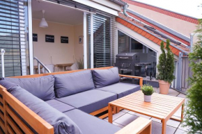 FULL HOUSE Premium Apartments - Halle Rooftop - Homeoffice, BBQ, NTFLX inkl.